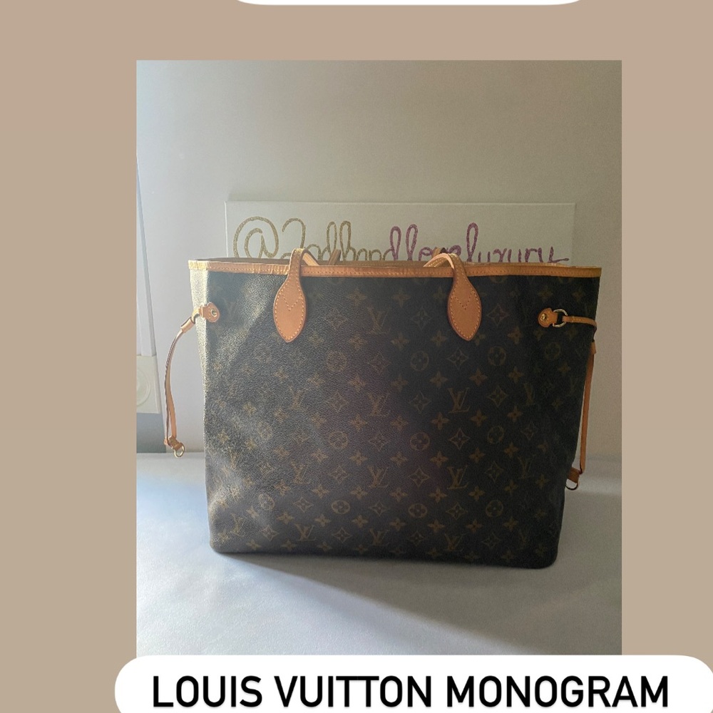 Louis Vuitton Dark Brown Monogram Tote